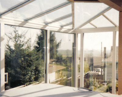 glass roof sunroom
